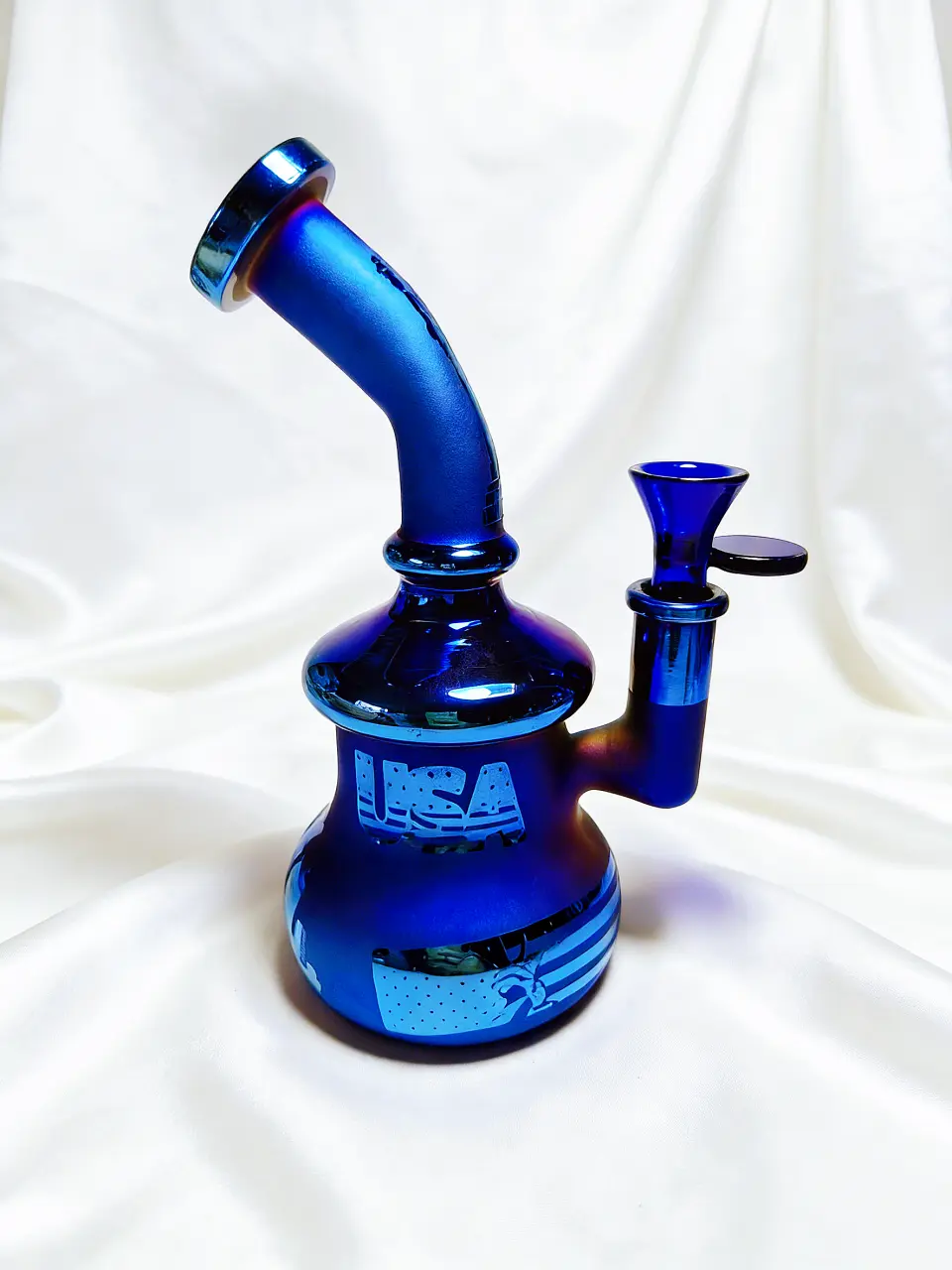 7-Inch Statue of Liberty Aurora Mini Glass Bong