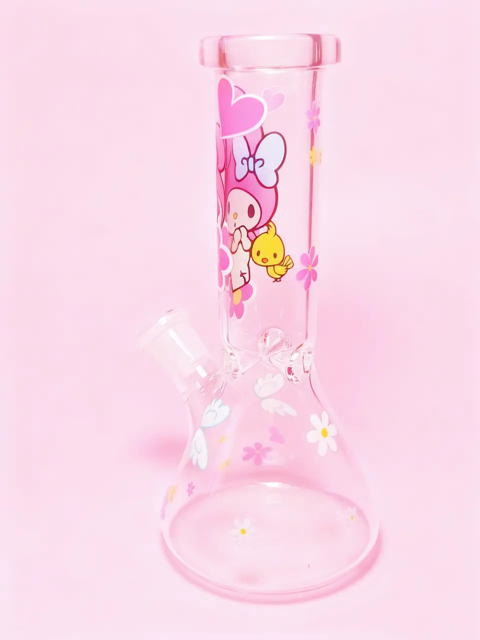 My Melody Floral Beaker Glass Bong - Image 3