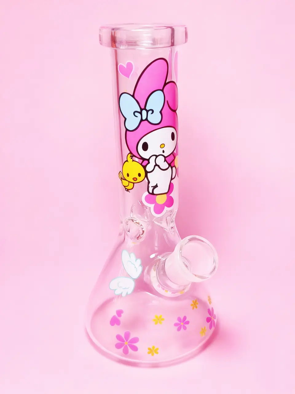 My Melody Floral Beaker Glass Bong - Image 2