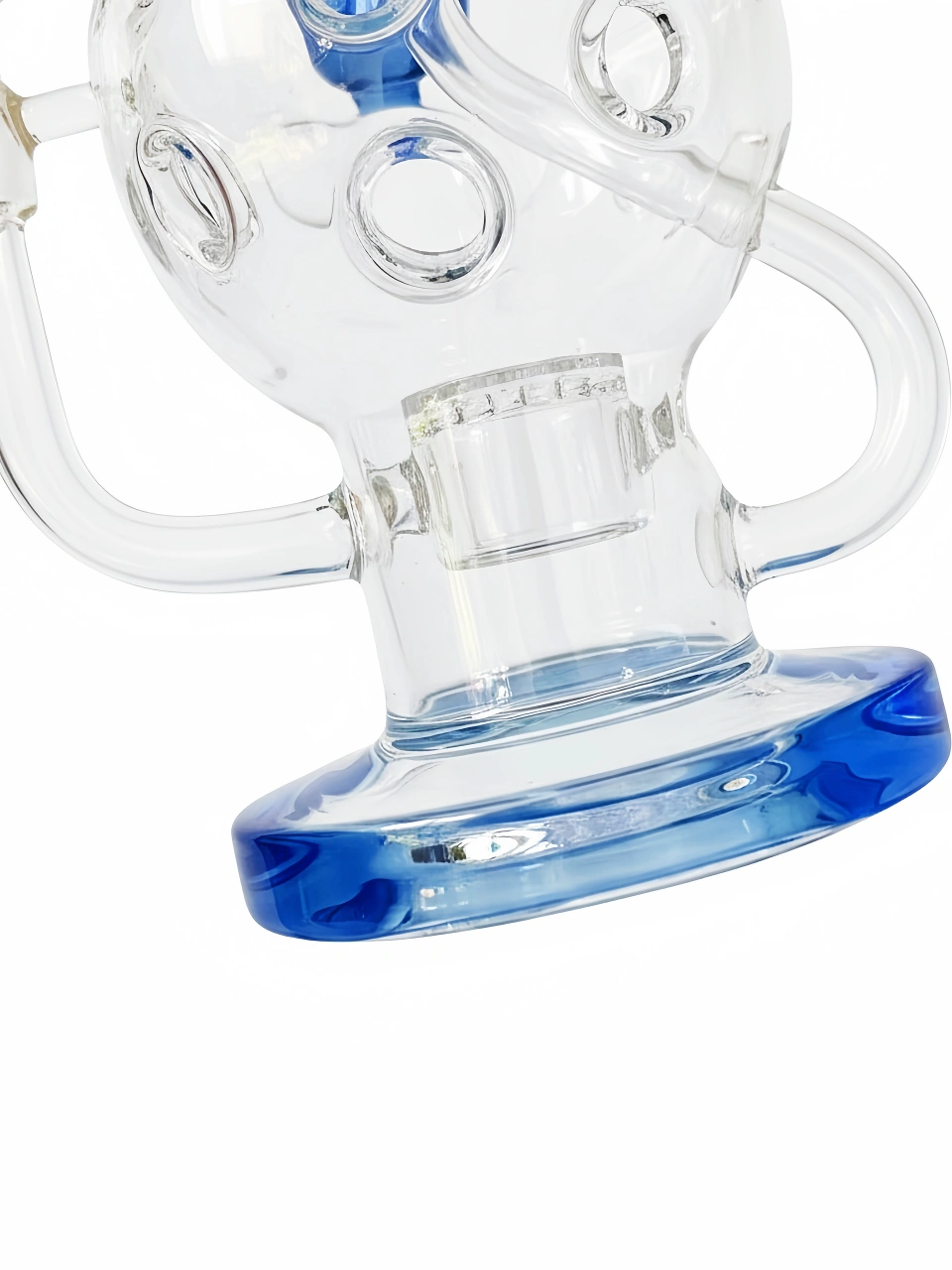 12-Inch Fab-Egg Recycler Glass Bong with Triple Swiss Disc - Image 4