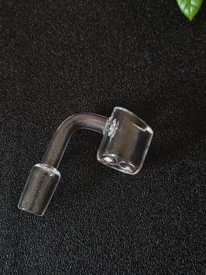 14mm Male 90° Slanted Top Quartz Banger 4mm Thick Wall
