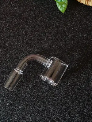 14mm Male 90° Flat Top Quartz Banger, 4mm Wall