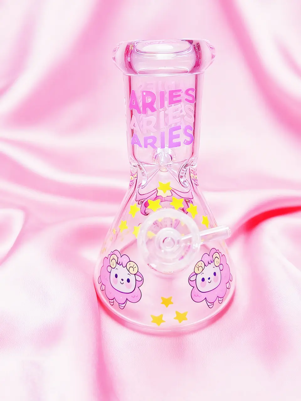 Hello Kitty Zodiac Astrology 8 inch Beaker Glass Bong - Image 5