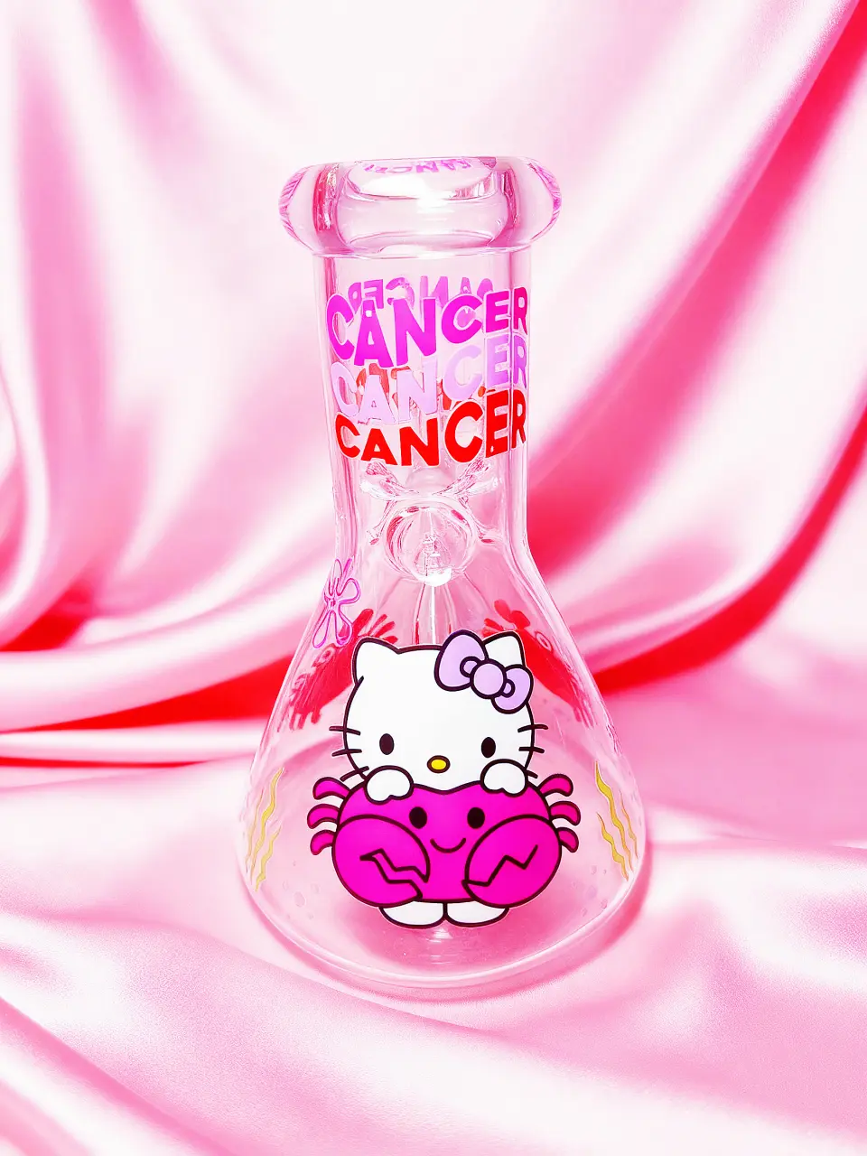 Hello Kitty Zodiac Astrology 8 inch Beaker Glass Bong - Image 7