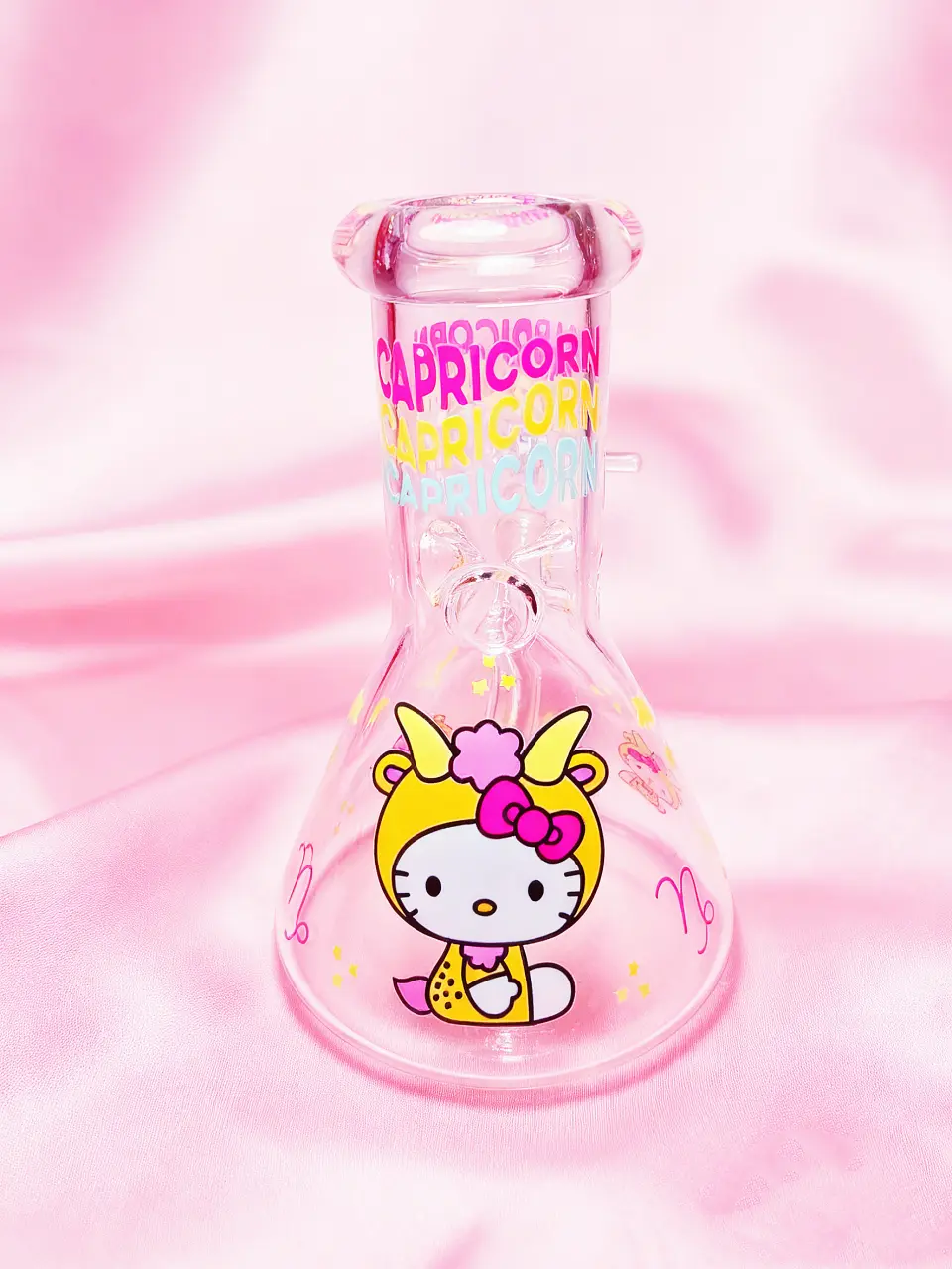 Hello Kitty Zodiac Astrology 8 inch Beaker Glass Bong - Image 8