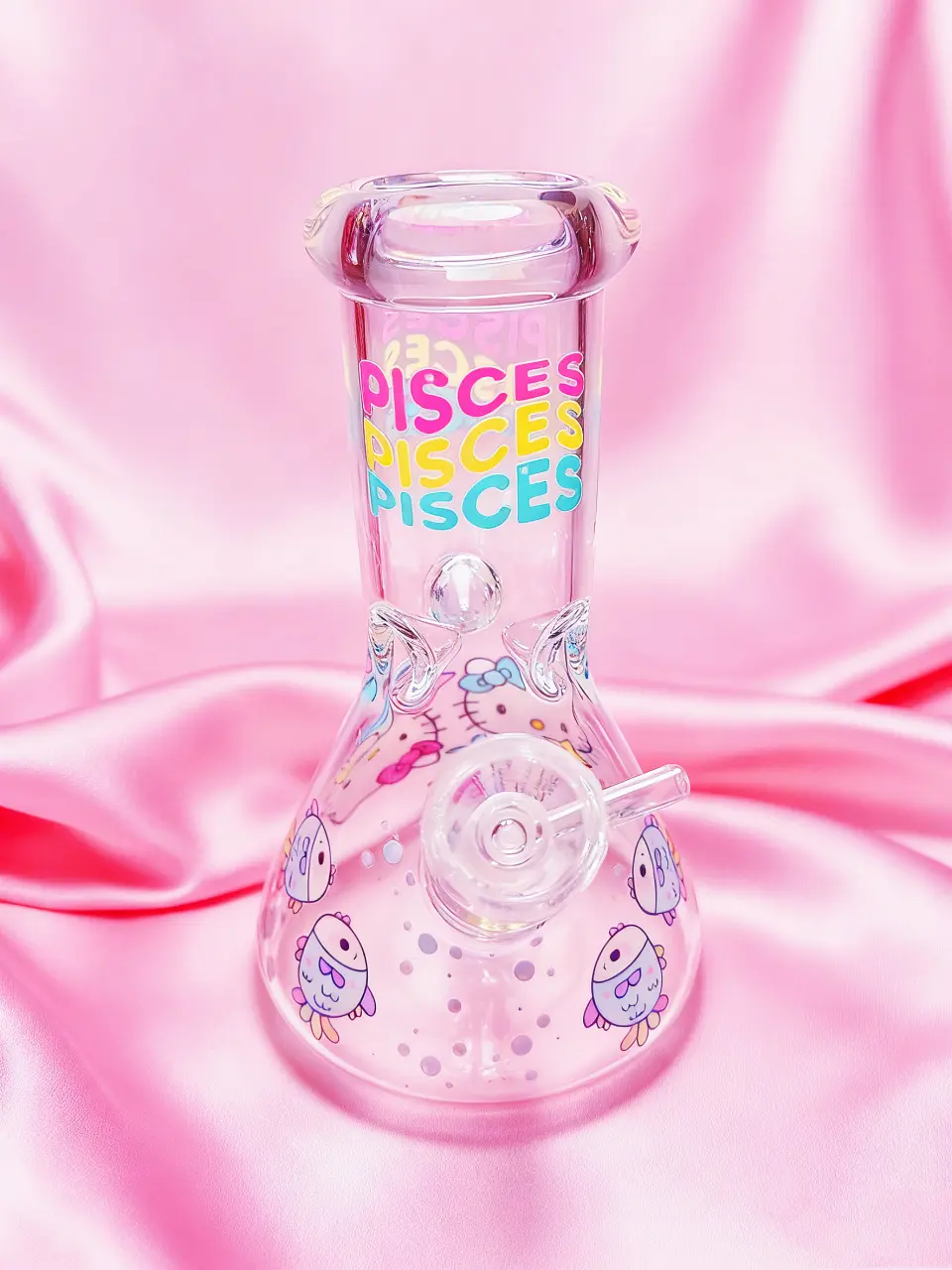Hello Kitty Zodiac Astrology 8 inch Beaker Glass Bong - Image 17