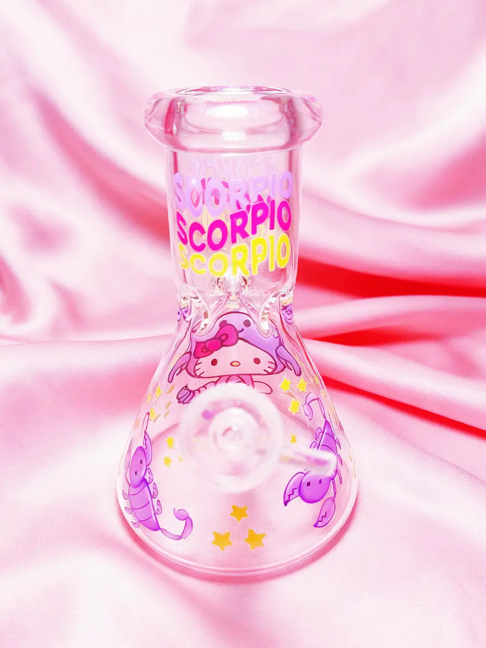 Hello Kitty Zodiac Astrology 8 inch Beaker Glass Bong - Image 21