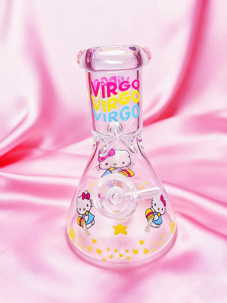 Hello Kitty Zodiac Astrology 8 inch Beaker Glass Bong - Image 23