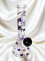 Kuromi Birthday Cake 10 Inch Beaker Glass Bong